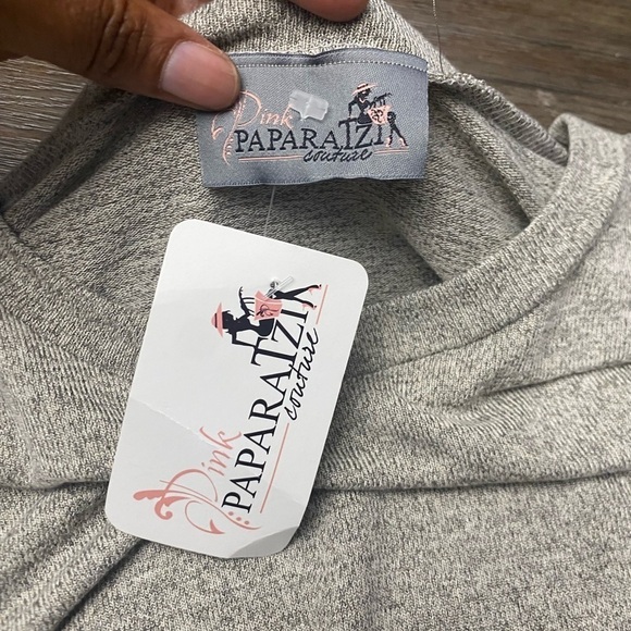 Pink Paparatzi Ruffle Sleeves Pull Over Light Weight Scoop Neck Modest Sweater L - Picture 4 of 8